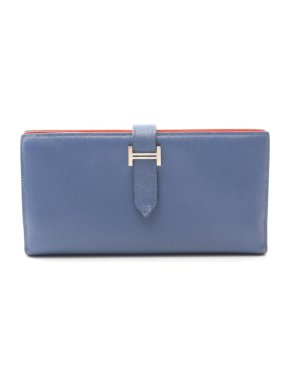 Hermès Béarn 2018 Souffle Bi-fold Wallet in Cornflower Blue 1