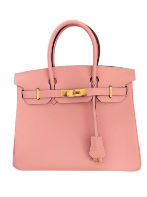 Hermes Rose Sakura Togo Lather Birkin 30 1