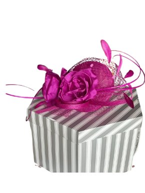 Snoxell & Gwyther Fuchsia Fascinator 1