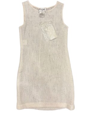 Chanel Cotton Mesh Mini Dress 1