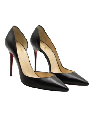 Louboutin Black Kid Iriza 100 Pumps 1