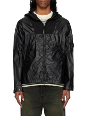 CP Company Hooded Black Jacket 1