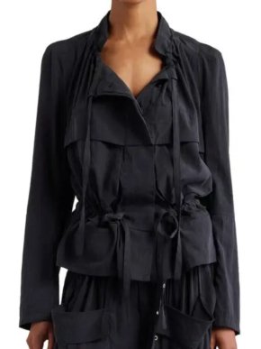 Isabel Marant Navy 'Nancy' Cotton Sports Jacket 1