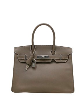 Hermes Grey Epsom Leather Birkin 30 1