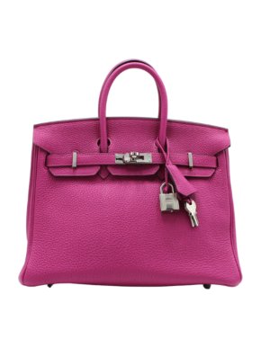 Hermes Purple Togo Leather Birkin 25 Togo 1