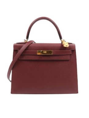 Hermes Rouge H Kelly 28 in Epsom Leather 1