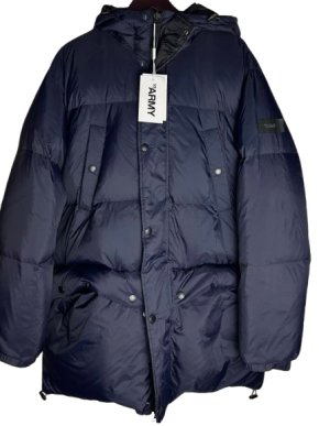 Yves Salomon Reversible Navy Black Jacket 1
