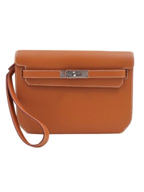 Hermès Gold Togo Leather Kelly Depeches 25 1