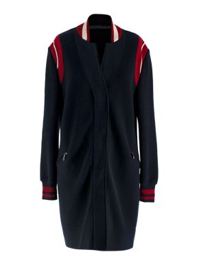 Ermanno Scervino Navy and Red Longline Jacket 1