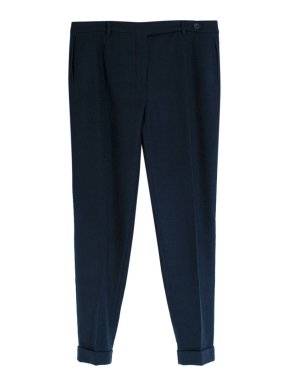 Loro Piana Mens Navy Cashmere Trousers 1