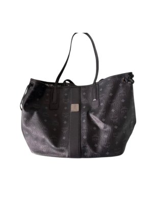 MCM  Black Nappa Leather Tote 1