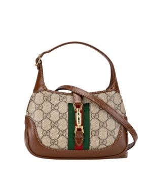 GUCCI Beige Supreme GG Jackie 1961 Mini Shoulder Bag 1