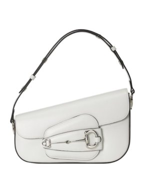 Gucci White Leather Horsebit 1955 1