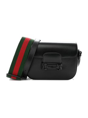 Gucci Black Leather Horsebit 1955 1