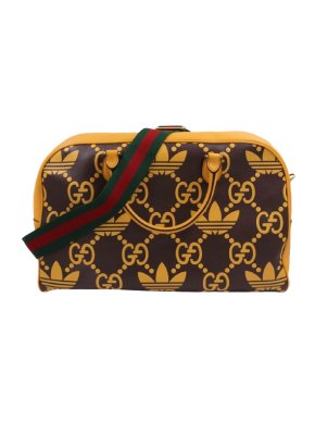 Gucci x Adidas Coated Canvas Duffle Bag 1