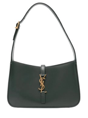 Saint Laurent Grey Calfskin Le 5 A 7 Hobo 1