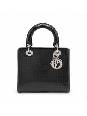 Dior Medium Black Patent Lady Dior 1