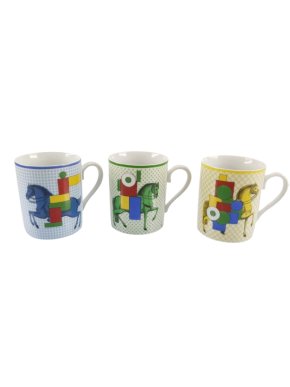 Hermes 3 Cavalier En Formes Mugs New In Box 1