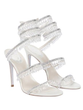 Rene Caovilla Silver Chandelier Sandals 1