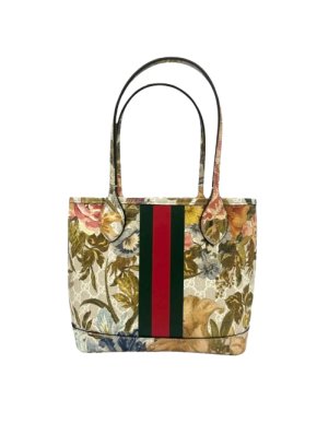 Gucci Small Floral Jacquard Tote Bag 1