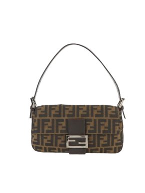 Fendi Vintage FF Canvas Baguette Bag 1