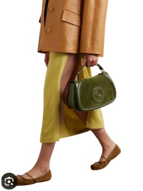 Gucci Medium Green Blondie Medium Top Handle Bag 1