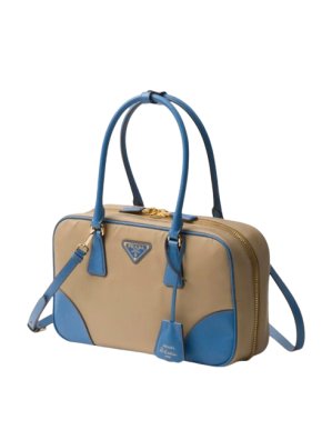 Prada Medium Beige/Blue Re-Edition 1978 Bag 1