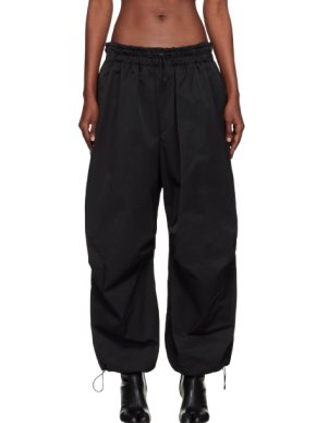 Yohji Yamamoto Black Parachute Pants 1