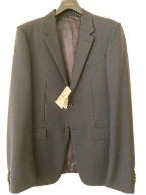 Balenciaga Black Wool/Mohair Blazer 1