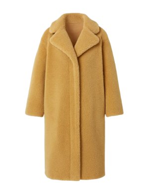 Stand Studio Camel Faux Fur Coat 1
