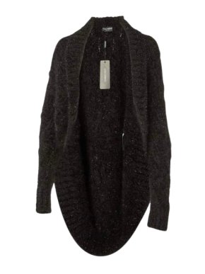 Dolce & Gabbana Heavy Knit Shimmery Wool Cardigan 1