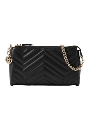 Gucci GG Samll Black Marmont Shoulder Bag 1