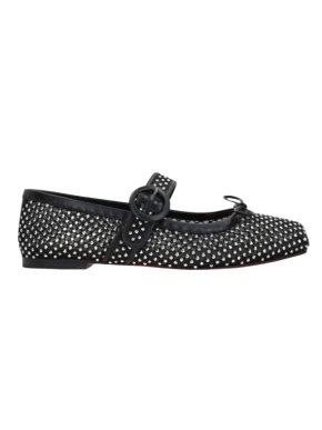 Louboutin Blak Mamastrapitina embellished mesh ballet flats 1