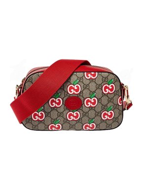 Gucci GG Supreme Cherry Crossbody Bag 1
