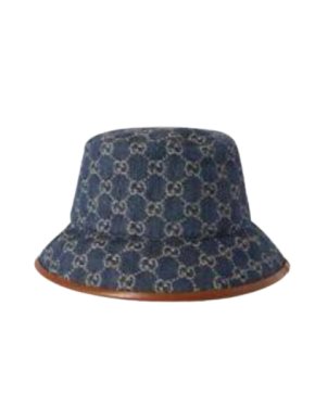 Gucci Blue Denim GG Bucket Hat 1