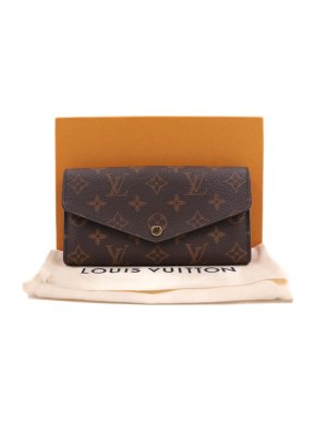 Louis Vuitton Coated Canvas Sarah Wallet 1