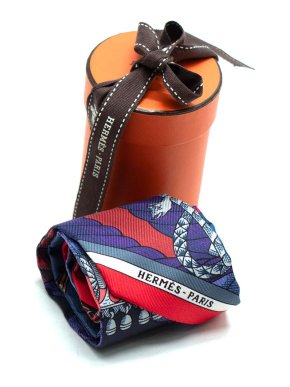 Hermes Hermès Twilly Silk Scarf – Equestrian Print, Multicolor