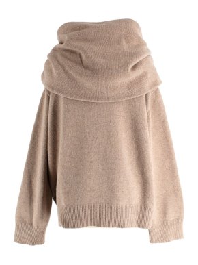 The Frankie Shop oversized cowl-neck / hooded sweater