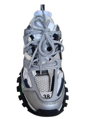 Balenciaga Grey Track Nylon/Mesh Trainers 1