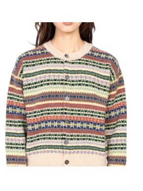&Daughter Fair Isle Lambswool Cardigan 1