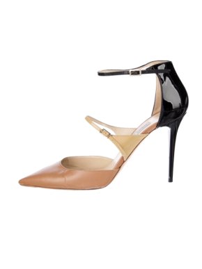 Jimmy Choo Tri ColourAnkle Strap Pumps