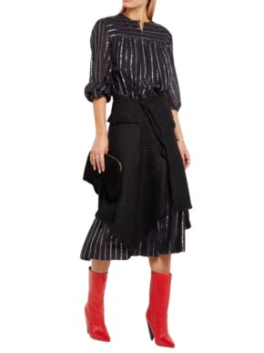 Isabel Marant Red Leather Lexing Boots