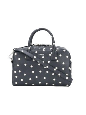 Ganni Polka Dot Leather Crossbody Bag