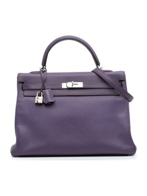 Hermes Ultraviolet Togo Kelly II Retourne 35