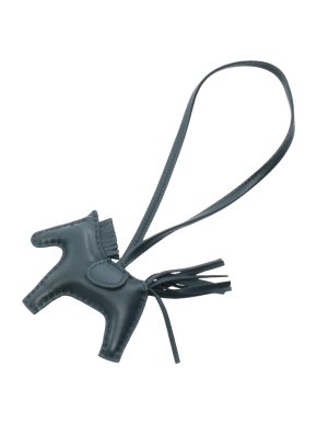 Hermes Malachite Milo Lambskin Grigri Rodeo Bag Charm PM