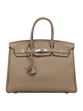 Hermes Gris Tourterelle  Birkin Retourne 35