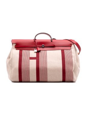 Hermes Toile H Vibration and Vache Hunter Herbag Zip Cabin Retourne 50