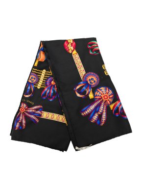 Hermes Les Rubans du Cheval Silk Scarf 90