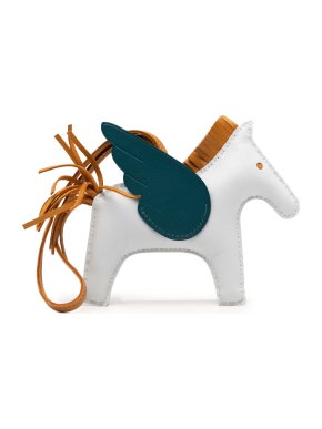 Hermes Milo Lambskin and Swift GriGri Rodeo Pegasus Bag Charm