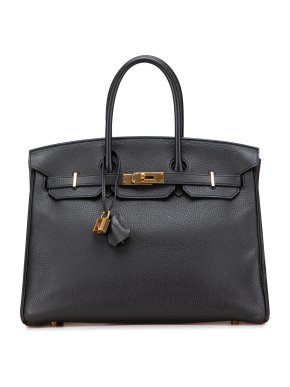 Hermes Graphite Togo Birkin Retourne 35